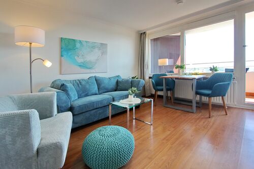 Haus Metropol, App. 173, Wohn-Schlafzimmer